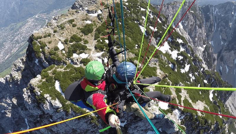 »Premium« Tandemfliegen über die Gipfel des Berchtesgadener Landes.